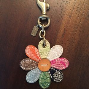 Coach Daisy Flower Purse Charm